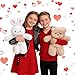 FPYWO Teddy Bear Stuffed Animal - 16 Inch Cute Teddy Bear Plush Toy Pillow for Kids & Adults, Huggable Stuffed Animal Valentines Day Gifts Plush Toys, 0.66 lbs