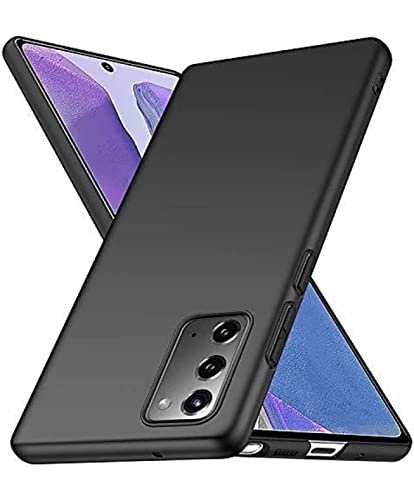 Image of Mobile Back Cover Case for Samsung Galaxy Note20 (Silicone Case|CameraProtection|Black SC1510)