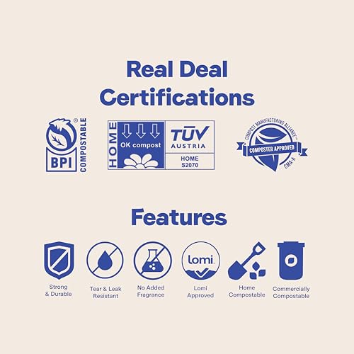 Repurpose 3 Gallon Compostable Small Bin Trash Bags, 100 Bags, BPI Certified, Leak-Proof, FDA Approved, Recyclable Packaging - Image 6