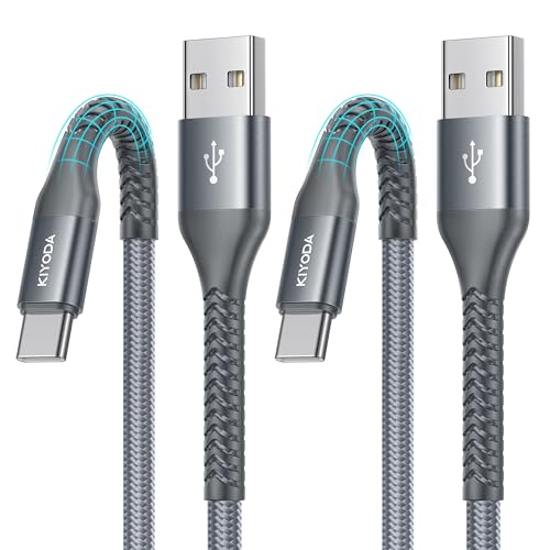 USB C Cable 3A Fast Charging [2Pack 6FT], USB A to USB C Cable for CarPlay