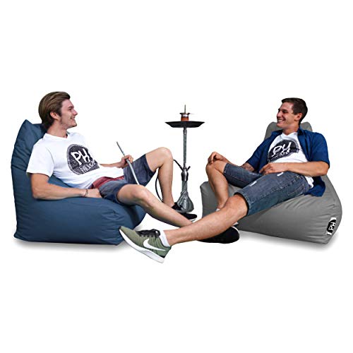 PATCH HOME Patchhome Lounge Sessel XXL Gamer Sessel Sitzsack Sessel Sitzkissen In & Outdoor geeignet fertig befüllt… – Bild 8