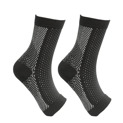 Veeteah Neuropathie-Socken | Zehenlose Kompressionssocken für Reisen, atmungsaktiv,Bequeme Laufsocken, entlastende Sportsocken für Knöchel, Laufen, Stillen