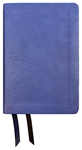 NASB Large Print Compact Bible, Blue, Leatherte... 158135200X Book Cover