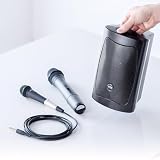 サンワダイレクト マイク スピーカーセット 【乾電池/AC電源】 有線マイク1本・ワイヤレスマイク1本 高出力16W 拡声器 小型 400-SP112