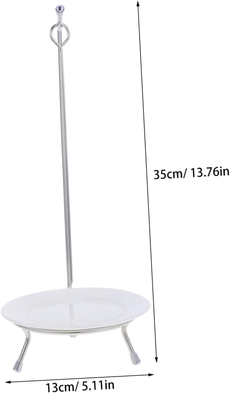 Ciieeo Stainless Steel Bbq Skewers with Rack Reusable Flat Kabob Sticks for Grilling Meat and Vegetables Safe Heat Resistant Skewers for Family Dinners and Outdoor Barbecue