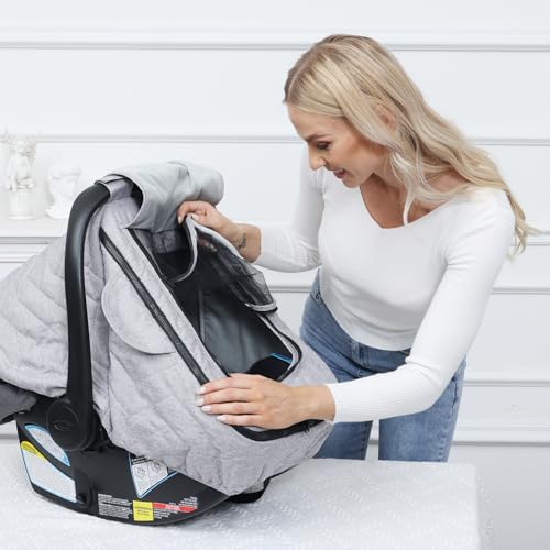 Winrese Baby Car Seat Cover - 3-Layer Thick Fabric thumb #2