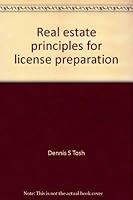 Real estate principles for license preparation 0835965732 Book Cover
