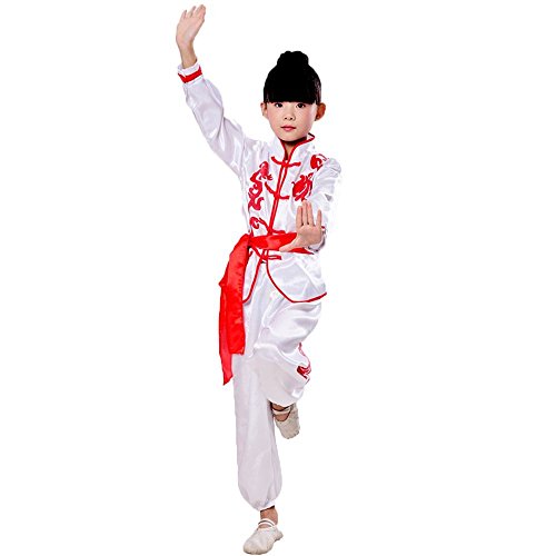 ZooBoo Martial Arts Uniform Kung Fu Training Clothes with Belt - Synthetic Silk2