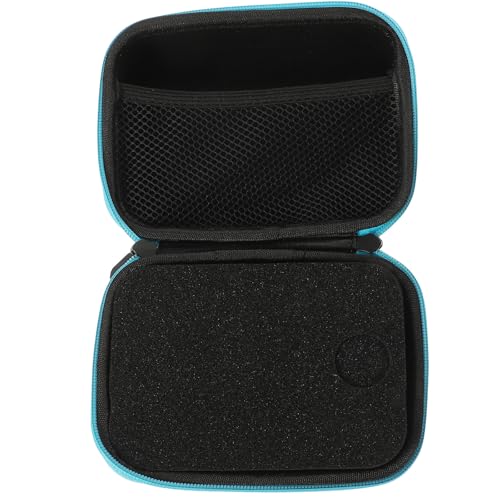 Bolsa para aceites esenciales con 12 compartimentos de 15ml y cremallera azul