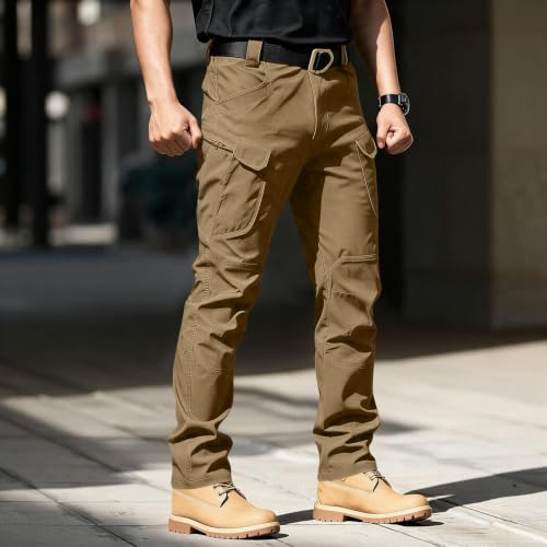 Mens Tactical Pants Cargo Fishing Stretch Waterproof Fishing Pants - image 3
