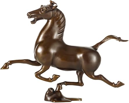 Bronze Sculpture Galloping Horse Treading on a Flying Swallow Statue Famou Art Home Decor