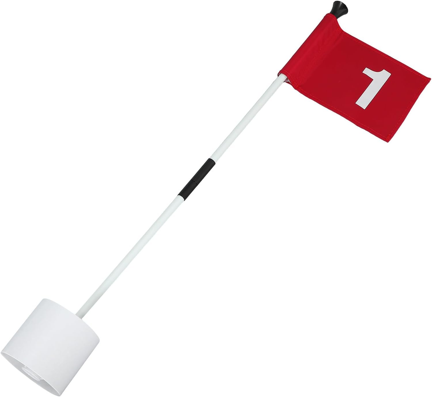 Golf Flag Kit with Numbered Flags and Flagpoles for Golf Course Practice Outdoor Putting Green Accessories Set for Golfers
