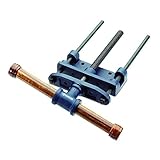 Groz 7-inch Woodworking Front Vise | Cast Iron Body and Socket | Quality Wood Handle | Exceptionally Sturdy | Perfect for Professional Craftsmen and Woodwork Studios (39020)