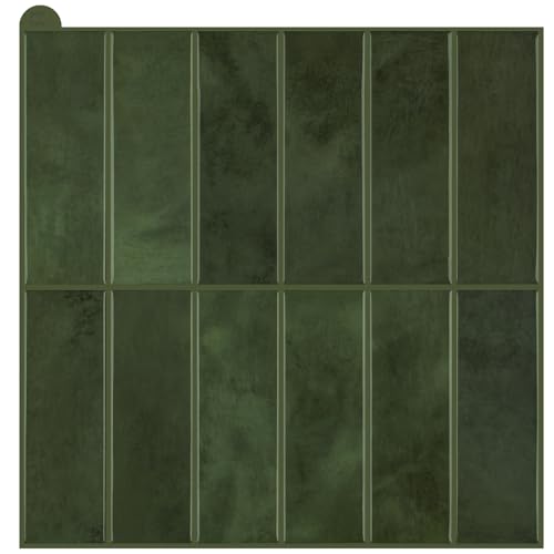 AdoDecor Green Peel and Stick Tiles
