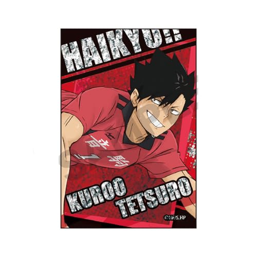 ハイキュー!! 黒尾鉄朗 グリッターアート缶バッジ