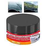 Riparazione Dei graffis Sul Vetro - Detergente Per La Riparazione Della Lucidatura dells'auto, Composto Per Lucidatura Del Parabrezza, Pasta Trasparente Per Il Ripristino Della Superficie | Soluzione