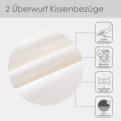 Housse de coussin gothique avec fermeture éclair et impression 3D durable - 7