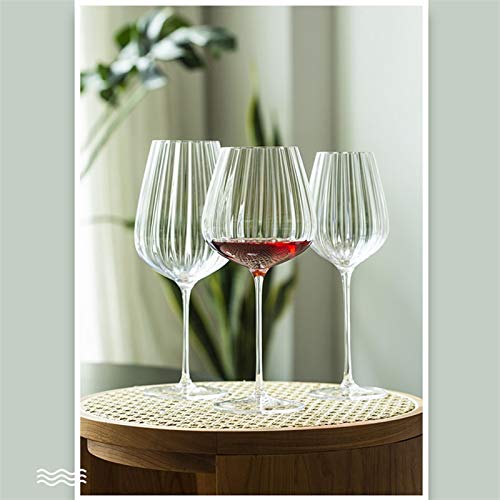 Copas de vino tinto cristal juego de flauta de champán para mesa 6
