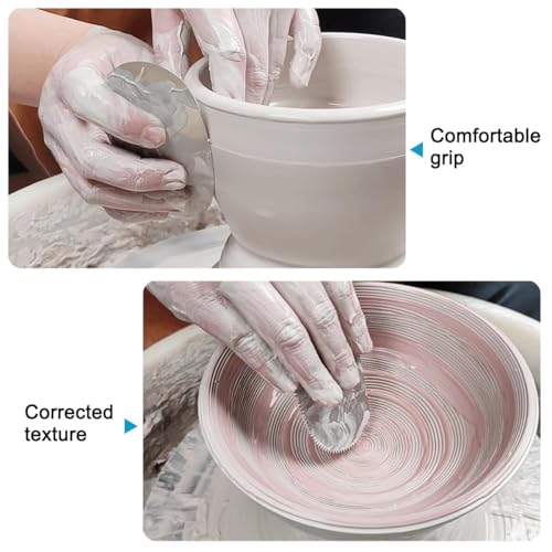 Image of DIANZHU 8Pcs Polymer Clay Cutter Tools, Acrylic Roller Clay Rolling Pin, Clear Rectangle Shape Sheet Backing Board, Slicer Shaping Knife, Wire Texture, Detail Needle,Scraper.