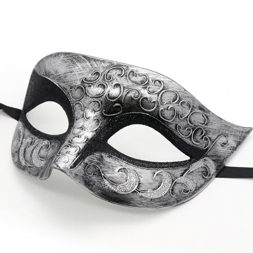 Image of Coddsmz Couple Masquerade Mask Set - Venetian & Mardi Gras Mask for Women & Men