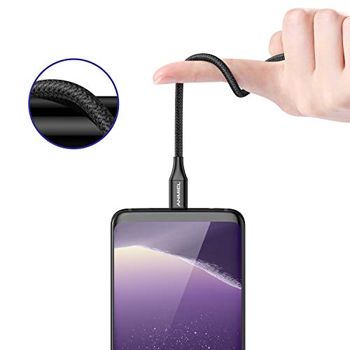 Micro USB Cable 3M 2.4A Fast Charging Nylon Braided USB Charger Lead,Android Charger Cable for Amazon Kindle, Kindle Fire, Fire HD Tablets Samsung Galaxy S7/S6/S5 J7 More Android Devices