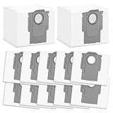 DEPAR Set di 12 sacchetti di ricambio per aspirapolvere per Roborock S8 S8 Pro Ultra S8 Maxv Ultra S7 MaxV Ultra S7 Pro Ultra Q7 + Q7 Max+ T8 Q5 + G10S PRO G20s Aspirapolvere di grande capacità