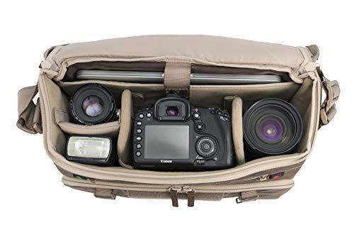 Image of Vanguard VEO RANGE38 BG Messenger Bag for DSLR or Mirrorless /CSC Camera, Beige