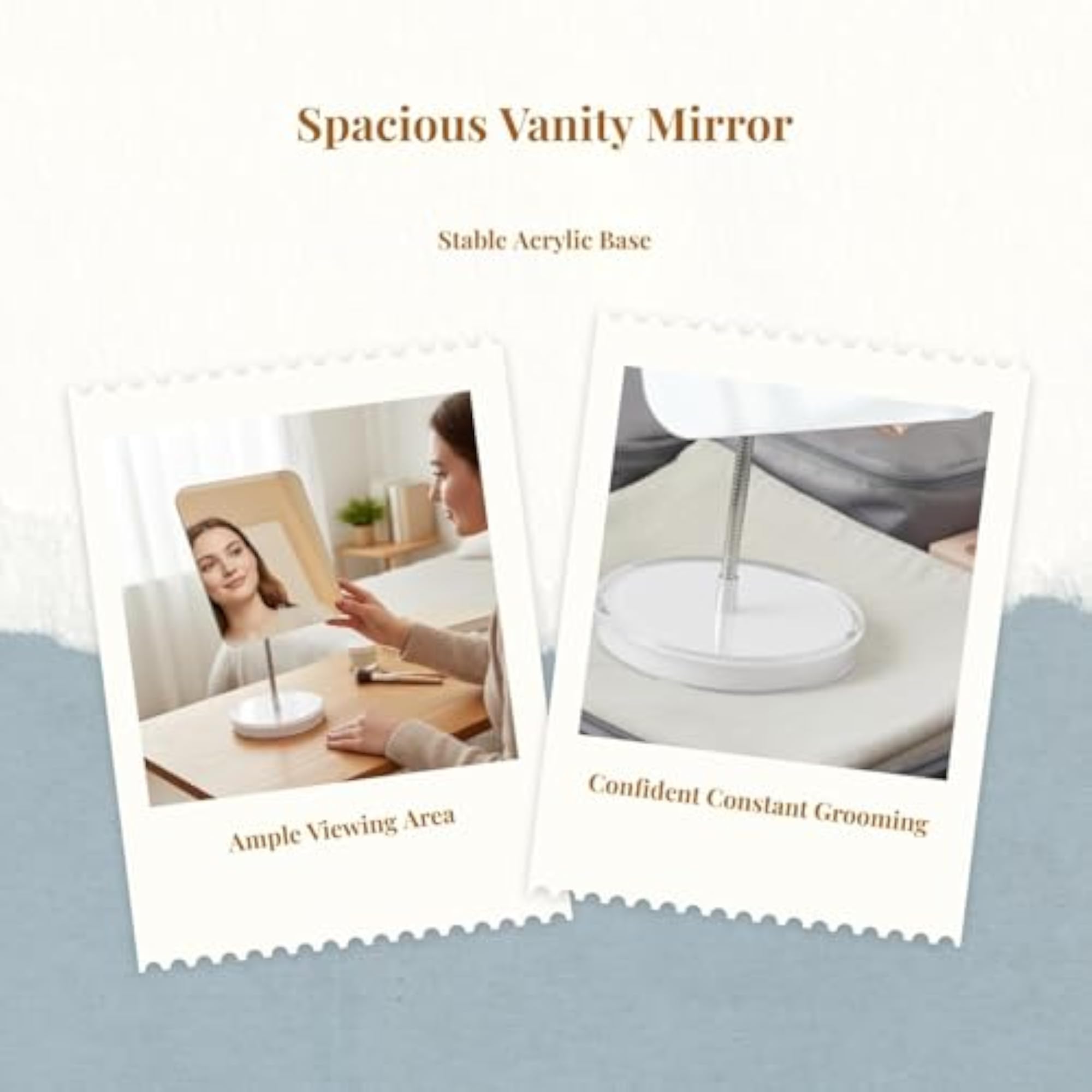 Large High-Definition Desktop Makeup Mirror