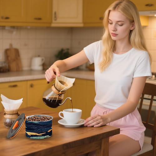 Frasco para café hermético acero inoxidable 500ml azul miniatura 7
