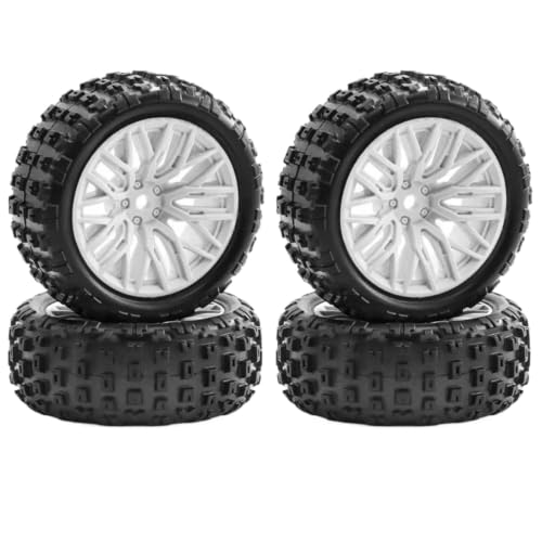 Pneus de RC 1/18 anti patinage pour corriger la trajectoire sur terre et roche 2S