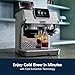 De'Longhi La Specialista Touch Espresso Machine with Grinder & Milk Frother – Cold Brew & Iced Coffee Maker, Burr Grinder, 10 Drink Presets, Compact Bean to Cup, Award-Winning Italian Design