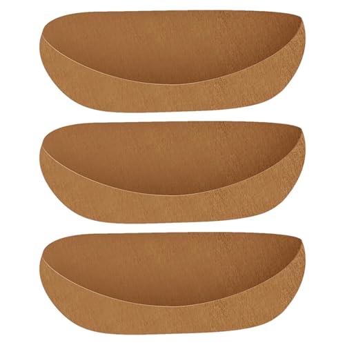 Generico Forro para cestas de maceta, 3 piezas de fieltro interior y exterior antipalomas – Revestimiento para macetas de y jardín – Para interior exterior jardín terraza balcón