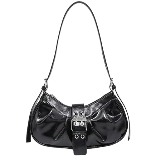 Y2K PU Leather Shoulder Bag & Clutch for Women