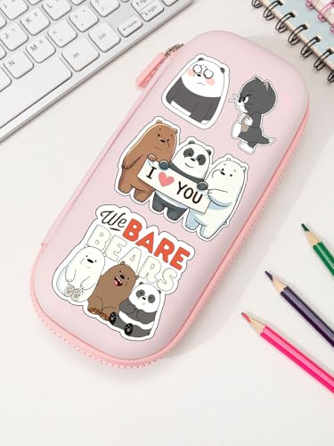 Image of LERITO Cartoon Stickers Pack, 60+ Pieces, Waterproof Self Adhesive Decals for Laptop, Journal, Guitar, Mobile Phone, Multicolour