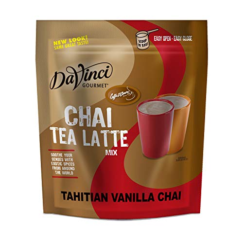 Chai Amore Tea Latte Tahitian Vanilla Blended Drink Mix, 3