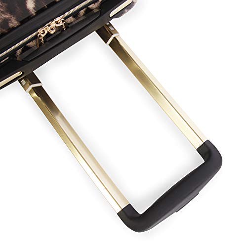 Bebe Women's Luggage Adriana 29" Hardside Check In Spinner, Leopard, One Size #TOP4