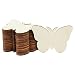 Unfinished Wood Cutout - 24-Pack Butterfly Shaped Wood Pieces for Wooden Craft DIY Projects, Gift Tags, Home Decoration, 3.7 x 2.7 x 0.1 inches