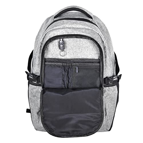 Image of Smell Proof Bags with Lock Odor Proof Backpack Daypack Stash Bookbag with Combination Lock Travel Casual Daypacks Gray