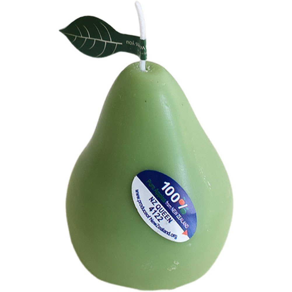 Perfumada En Forma De Pera, Decorativa De Cera De Soja con a Frutas para Mesa, Velas De Aromaterapia, Día De Madre Y Pascua para Mujeres.