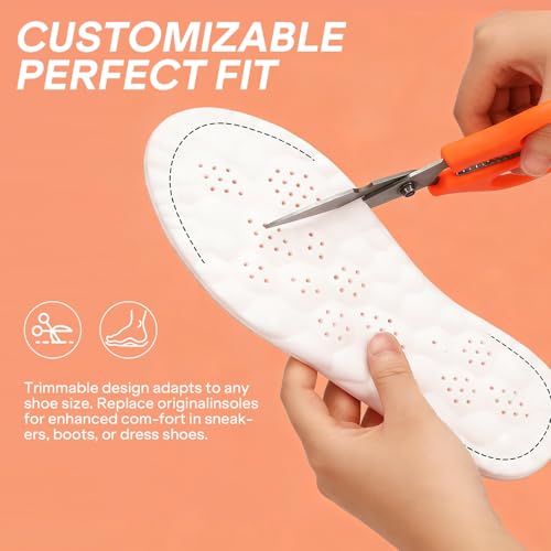 Plantillas 4D Memory Foam para hombre y mujer miniatura 6