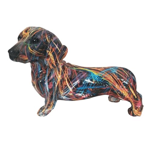 Statues de chiens durables et figurines de bureau haute finition - 2