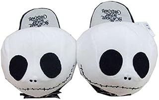 The Nightmare Before Christmas Jack Skellington Soft Warm Plush Slippers