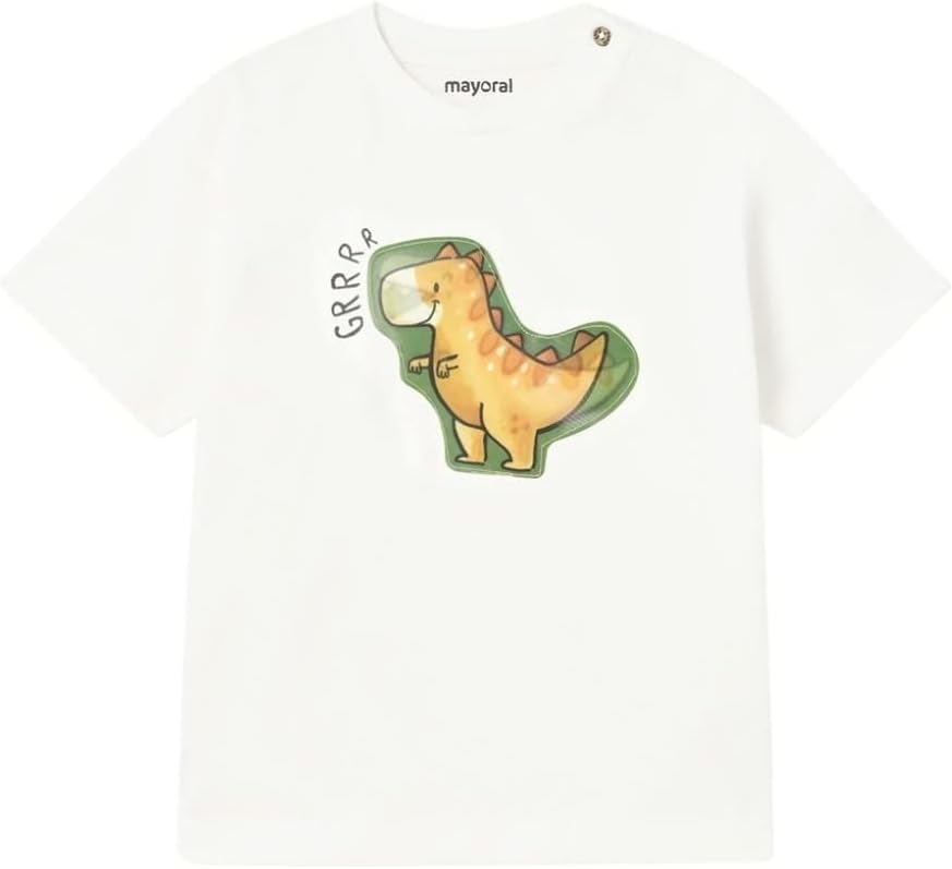 Mayoral S/s t-Shirt for Baby-Boys Cream