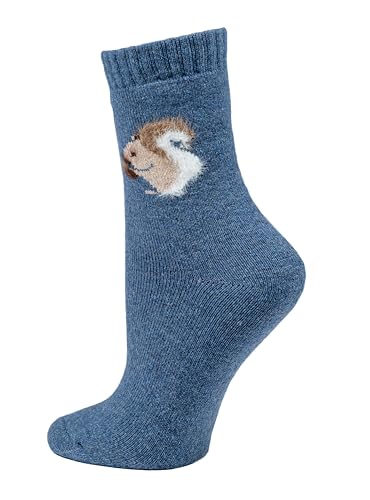 Image of Shag Wear Women's Novelty Angora Socks, Cute Animal Casual Cozy Soft and Warm, 3 Pack