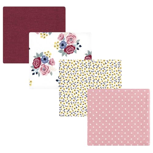 Image of Luvable Friends Little Treasure Flannel Receiving Blankets 4pk