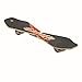 Street Surfing 2-wheeled Wave Board Rider Abstrakt with Wooden Deck. Skateboards with direction-caster for Adults and Kids ages 6+. Caster Boards for men and women. Old School design. Skate with style