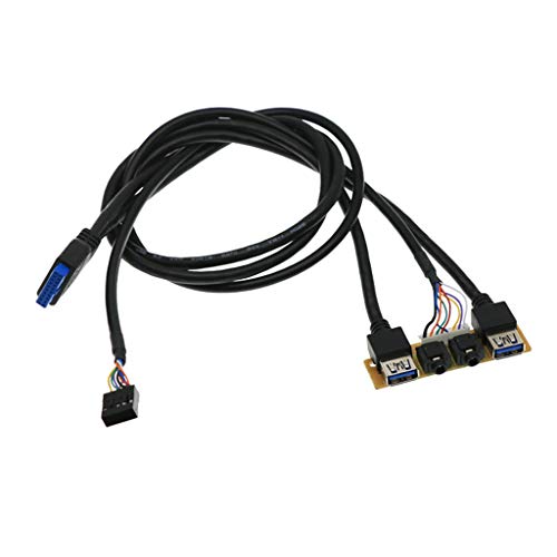 Panel frontal con conector de audio HD y cable interno miniatura 1