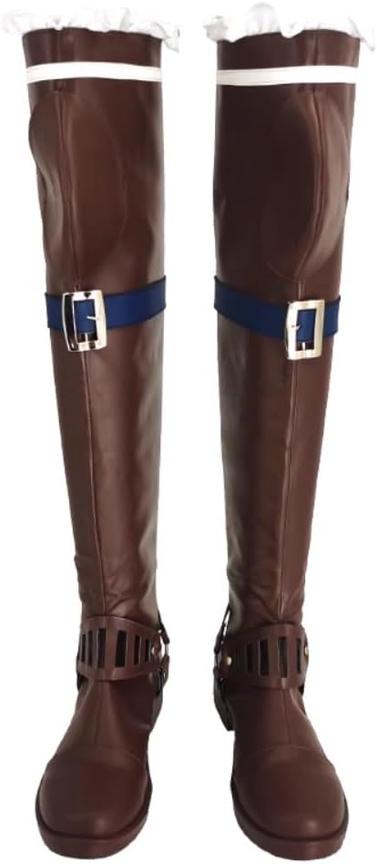 Caitlyn Kiramman Cosplay Shoes for Game LOL Arcane The Sheriff of Piltover Cosplay Boots Halloween Carnival Party Outfit Women Men Shoes