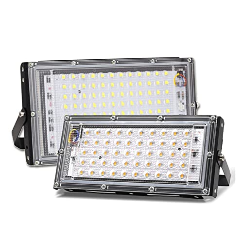 Proyector LED, Proyectores Luz de inundación LED Spotlight Iluminación al aire libre Reflector impermeable IP65 5 0W 100W 150W Luces de jardín de inundación(Cold White,150W)