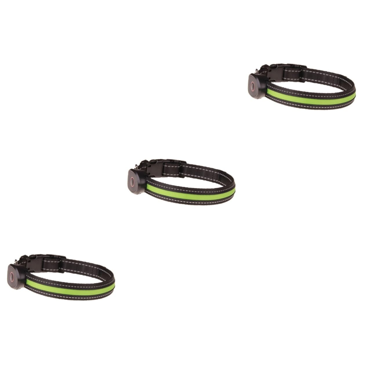POPETPOP Girare 3 Pz Colletto Illuminato Collana a Led Per Animali Domestici Collana Illuminata Per Cani Collare Lampeggiante Per Animali Domestici Collare Da Pitbull Collari Guidato